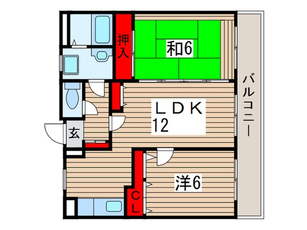 コンフォール　エム・アイの物件間取画像